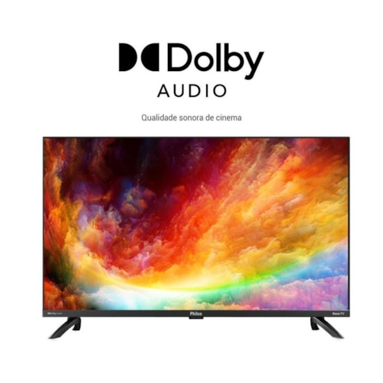 Televisor Smart 32P Philco Roku Tv Led Preto