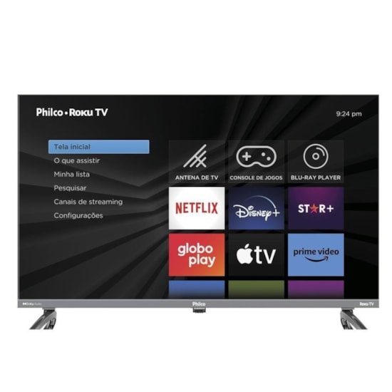 Televisor Smart 32P Philco Roku Tv Led Preto