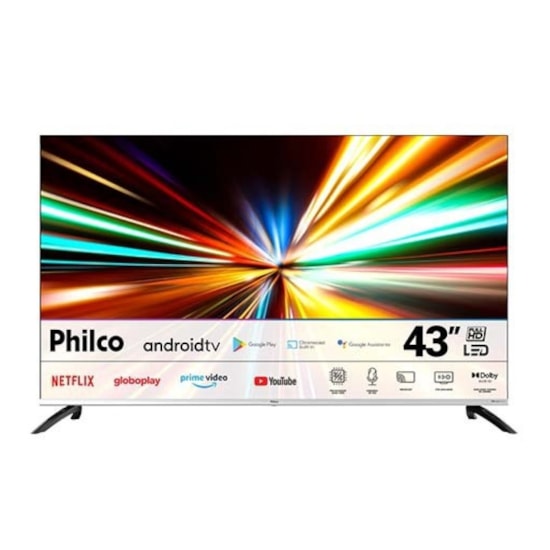 Televisor Smart 43P Philco Google Fhd Ld Preto