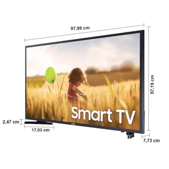 Televisor Smart 43P Tizen Fhd Samsung Preto