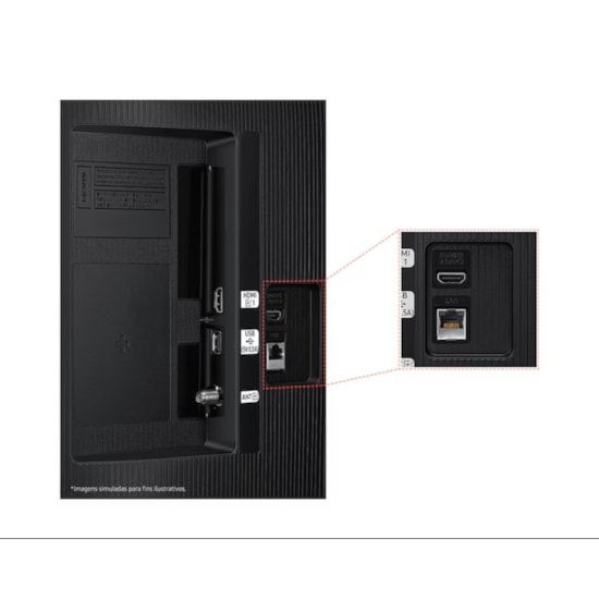 Televisor Smart 43P Tizen Wifi Samsung Preto