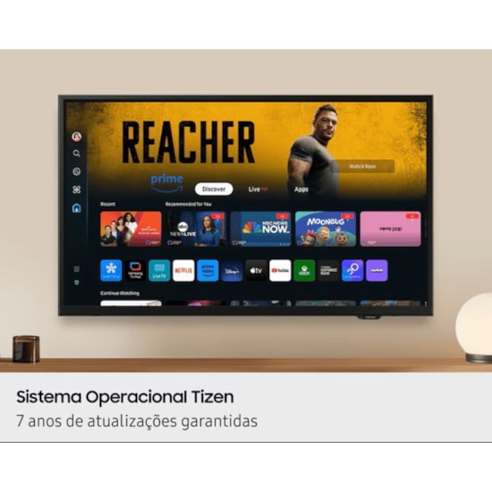 Televisor Smart 43P Tizen Wifi Samsung Preto