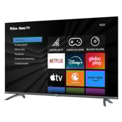 Televisor Smart 50P Roku Tv Ultra Hd 4K Philco Preto