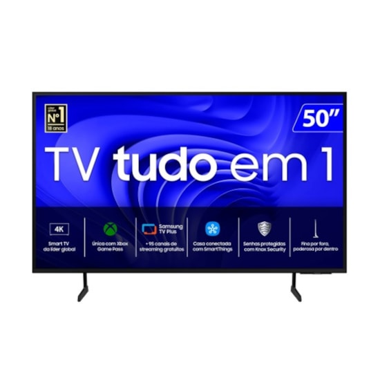 Televisor Smart 50P Uhd 4K Samsung Preto