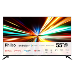 Televisor Smart 55P Philco Google 4K Led Preto Televisor Smart 55P Philco Google 4K Led Preto