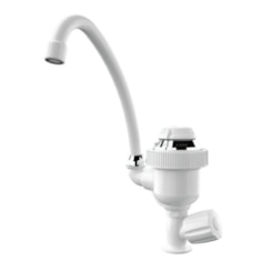 Torneira Eletrica B Alta Balcao 220/4400W Br Branco
