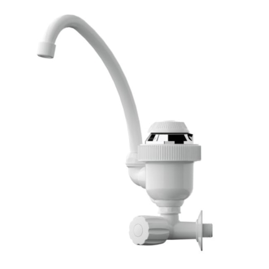 Torneira Eletrica B Alta Parede 220/4400W Bco Branco