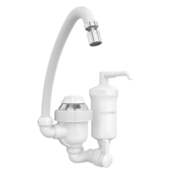 Torneira Eletrica E Filtro Agua 2 Em 1 220V 4400W Parede Br Branco