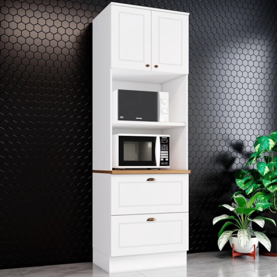 Torre Quente 2 Fornos Americana Henn Branco Torre Quente 2 Fornos Americana Henn Branco