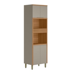 Torre Quente 70Cm Allure Linea Brasil Jequitiba/Gris Fosco Torre Quente 70Cm Allure Linea Brasil Jequitiba/Gris Fosco