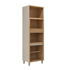 Torre Quente 70Cm Allure Linea Brasil Jequitiba/Gris Fosco