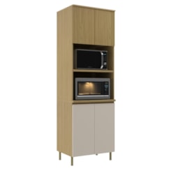 Torre Quente Forno E Micro 70Cm Florenca Canary/Off White Torre Quente Forno E Micro 70Cm Florenca Canary/Off White