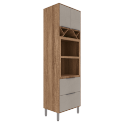 Torre Quente Forno E Micro 70Cm Lavinia Amêndoa Niágara Torre Quente Forno E Micro 70Cm Lavinia Amêndoa Niágara
