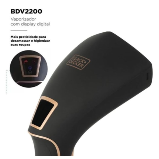 Vaporizador Digital 1500W 220V Black Dec Preto
