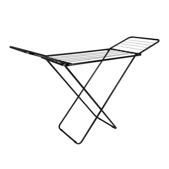 Varal De Chão Com Abas Slim Mor 15Kg Mor Preto Varal De Chão Com Abas Slim Mor 15Kg Mor Preto