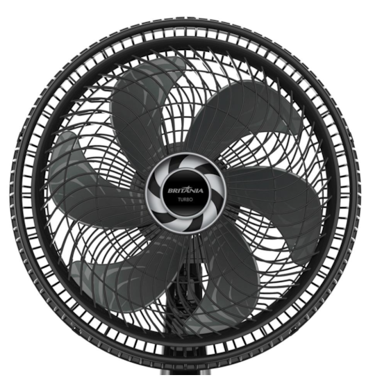 Ventilador Bvt301 Turbo Britania Preto