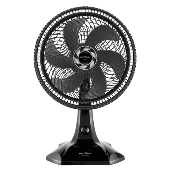 Ventilador Bvt301 Turbo Britania Preto