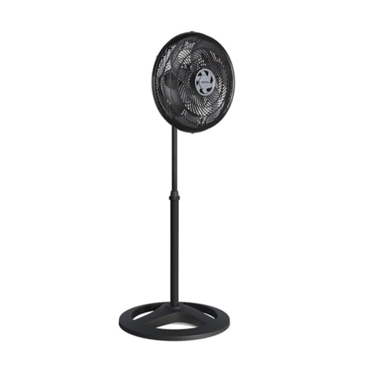 Ventilador Coluna 40Cm Turbo 6 Pas 220V Cinza