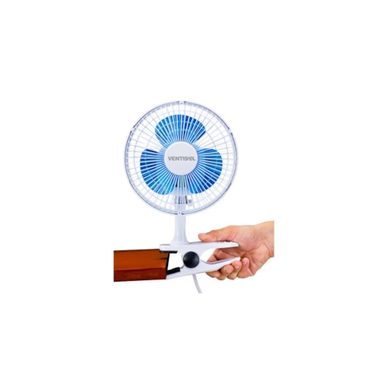 Ventilador Mesa 20Cm Mini Premium Branco Ventilador Mesa 20Cm Mini Premium Branco