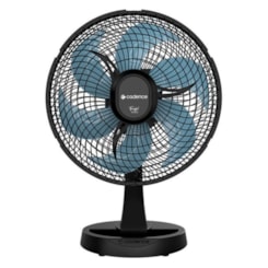 Ventilador Mesa 30Cm Vtr310 Cadence 220V Preto Azul