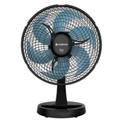 Ventilador Mesa 30Cm Vtr310 Cadence 220V Preto Azul Ventilador Mesa 30Cm Vtr310 Cadence 220V Preto Azul