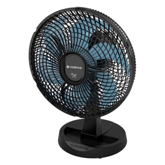 Ventilador Mesa 30Cm Vtr310 Cadence 220V Preto Azul