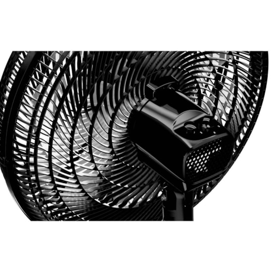 Ventilador Mesa 40Cm Turbo 10P 220V Preto Cinza