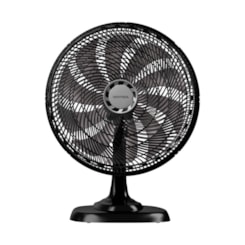 Ventilador Mesa 50Cm Turbo 10P 220V Preto Cinza