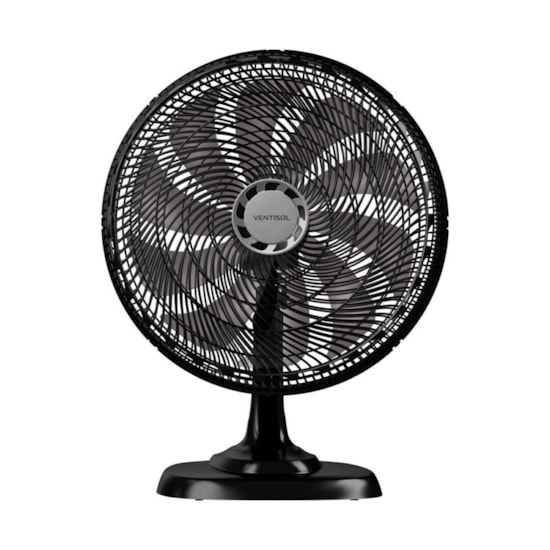 Ventilador Mesa 50Cm Turbo 10P 220V Preto Cinza