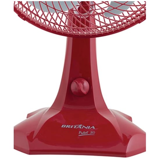 Ventilador Mesa Protect 30Cm Six Vermelho