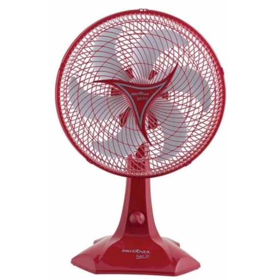 Ventilador Mesa Protect 30Cm Six Vermelho