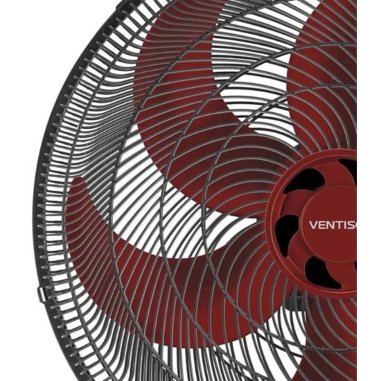 Ventilador Mesa Tbo 6P 40Cm Ventisol 220 Hélice Vermelha