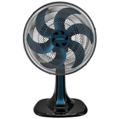 Ventilador Mesa Turbo 6 Pás 30Cm 220V Pr Azul