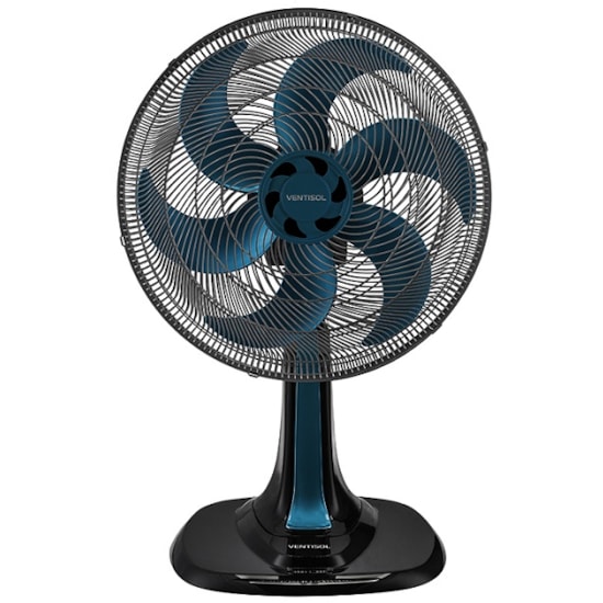 Ventilador Mesa Turbo 6 Pas 40Cm 220V Azul