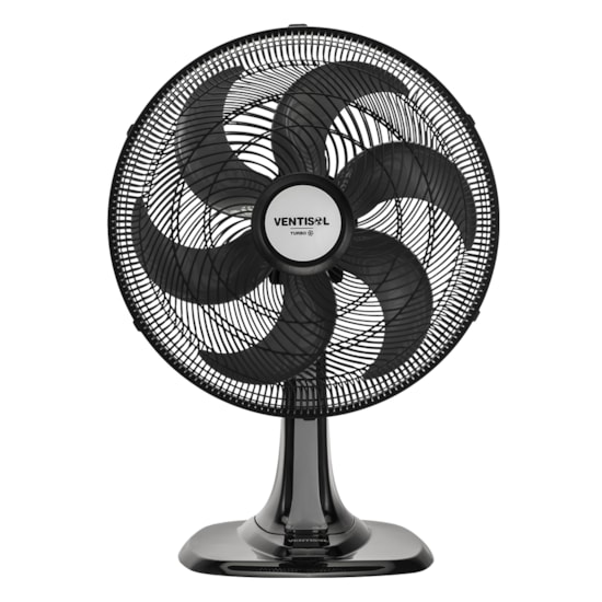 Ventilador Mesa Turbo 6 Pás 40Cm 220V Preto