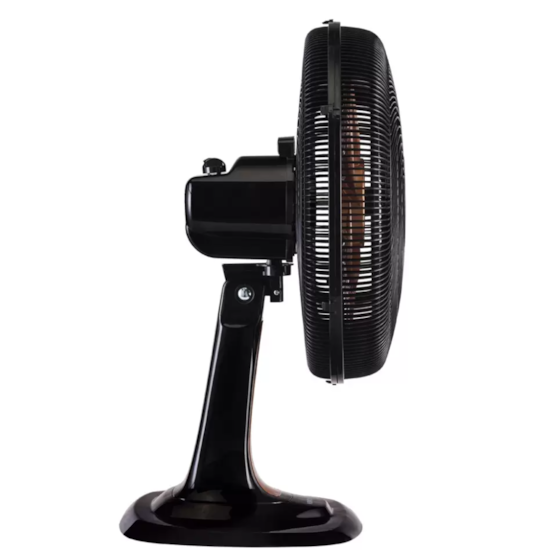 Ventilador Mesa Turbo 6 Pas 50Cm 220V Preto Bronze