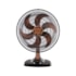 Ventilador Mesa Turbo 6 Pas 50Cm 220V Preto Bronze