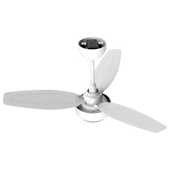 Ventilador Teto Ciclo Inve Ventisol Biv Branco