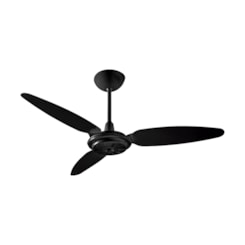 Ventilador Teto Comercial 3 Pás Ventisol Preto Ventilador Teto Comercial 3 Pás Ventisol Preto