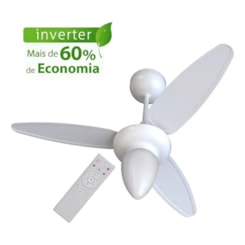 Ventilador Teto Wind Invert Ventisol Biv Branco